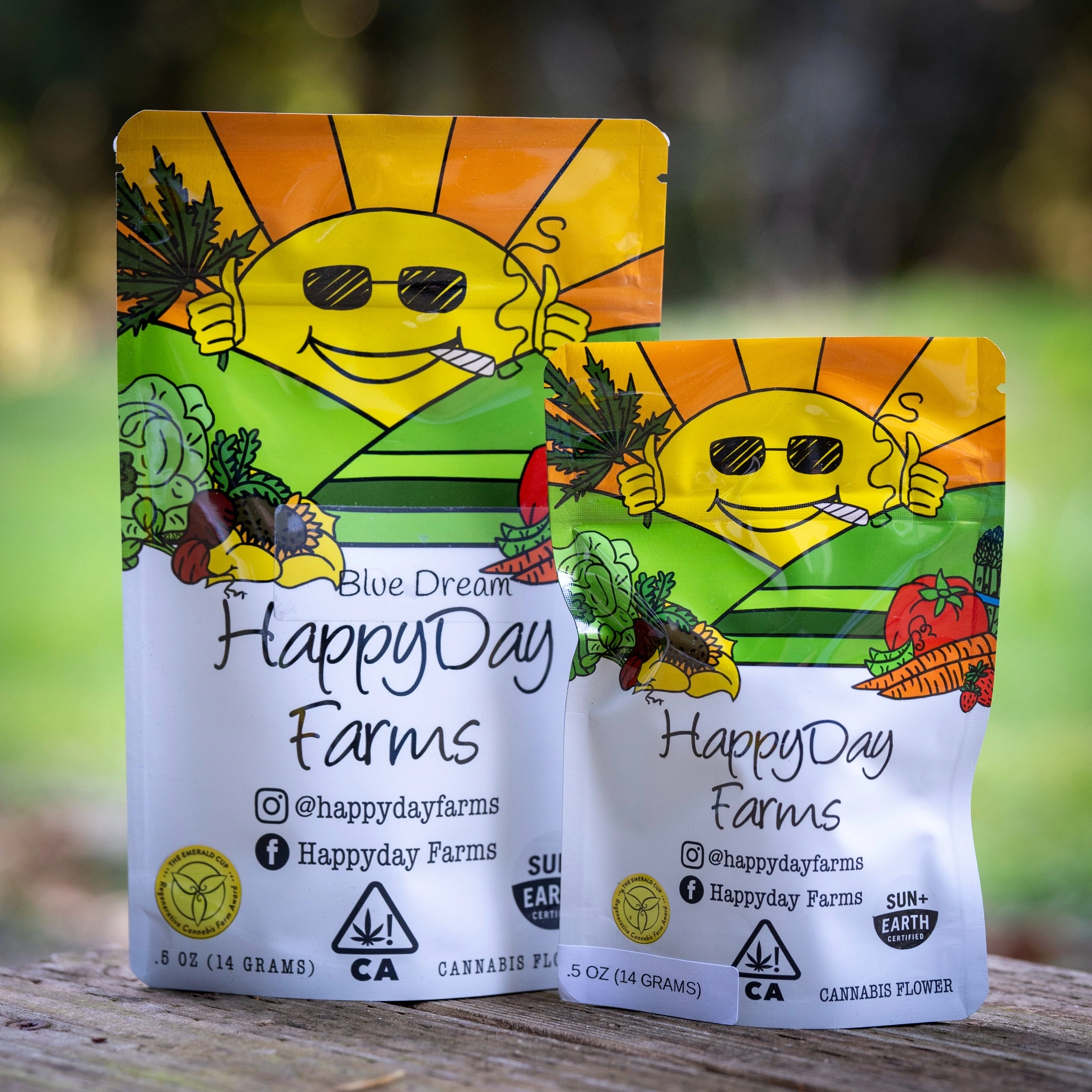 HappyDay Farms Blue Dream flower bags
